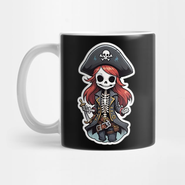 Skeleton Pirate Girl 1 by Grave Digs